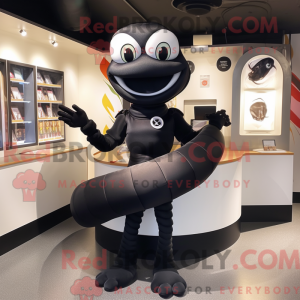 Black Snake-mascottekostuum...