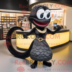 Black Snake-mascottekostuum...