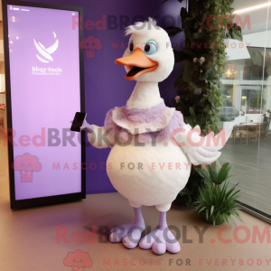Máscara de cisne Lavendel...