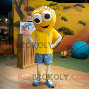 Yellow Volleyball Ball...