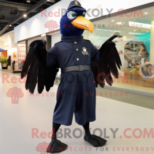 Navy Crow maskot kostume...