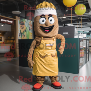 Falafel mascot costume...