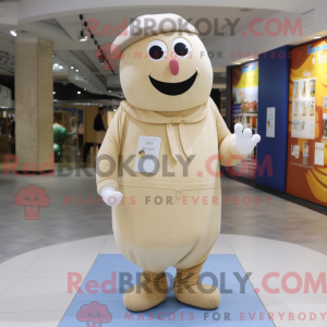 Beżowy anheng maskot...