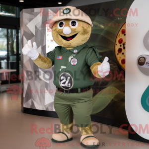 Olive Pizza Maskottchen...