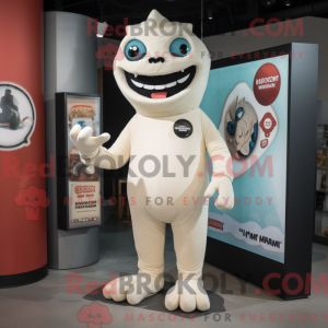 Cream Demon mascot costume...