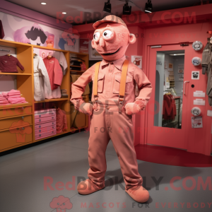 Rust Pink maskot kostume...
