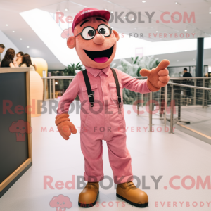 Rust Pink maskot kostume...