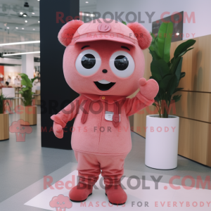 Rust Pink maskot kostume...