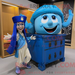 Maskottchenkostüm Blaue...
