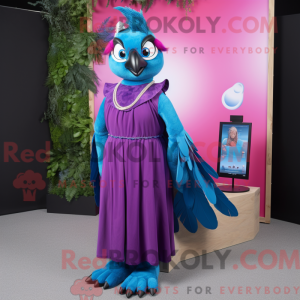 Magenta Blue Jay...