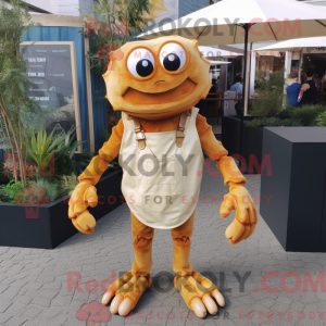Maskotdraktfigure Gold Crab...