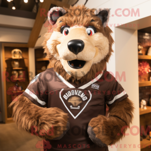 Bruine Wolf-mascottekostuum...