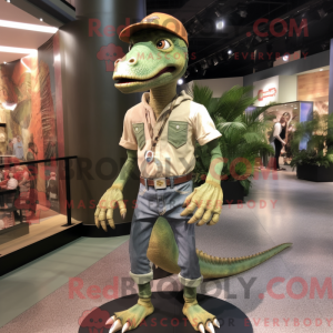Olive Coelophysis maskot...
