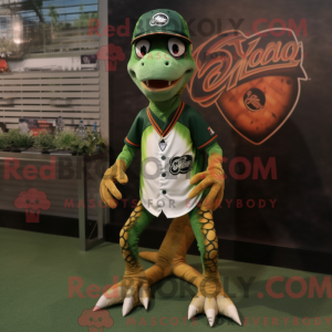 Olive Coelophysis mascot...