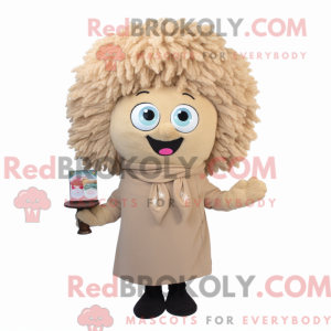 Tan Falafel maskot drakt...
