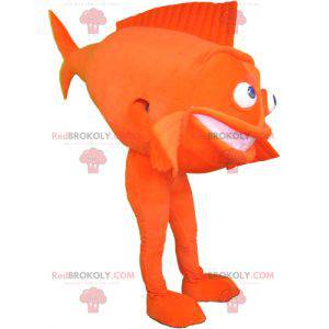 Giant orange fish mascot - Redbrokoly.com