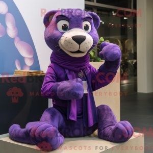Postava maskota Purple...