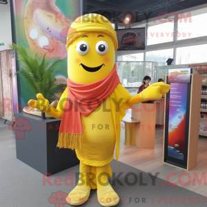 Yellow Fajitas mascot...