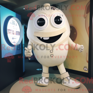 Cream Cyclops mascot...