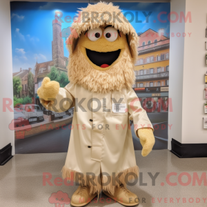 Beige Jambalaya mascot...