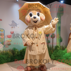 Beige Jambalaya mascot...