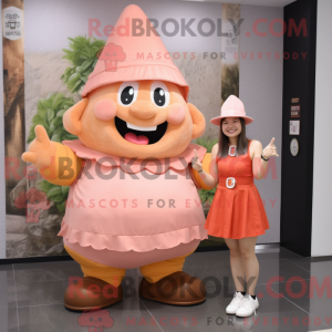Peach Ogre mascottekostuum...