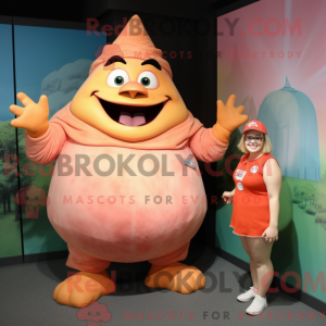 Peach Ogre mascottekostuum...