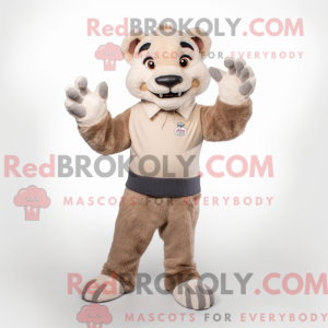 Costume mascotte de lion de...