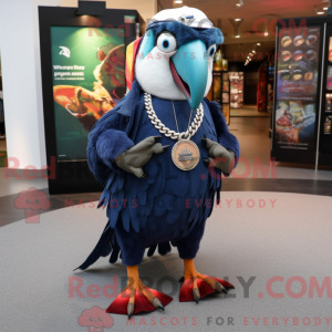 Postava maskota Navy Parrot...