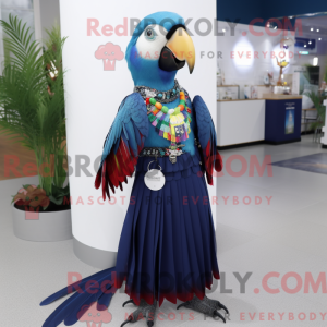 Postava maskota Navy Parrot...