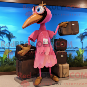 Disfraz de mascota flamenco...