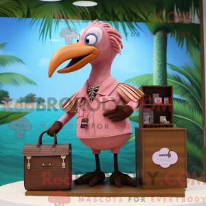 Costume mascotte de flamant...