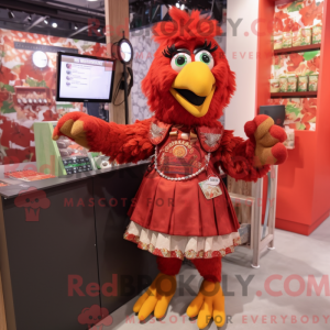 Disfraz de mascota de pollo...