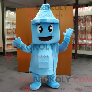 Disfraz de mascota Sky Blue...