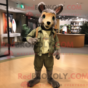 Olive Kengaroo maskot...