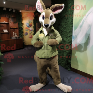 Olive Kengaroo maskot...