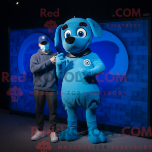 Blue Dog-maskotdraktfigur...