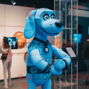 Blue Dog-maskotdraktfigur...
