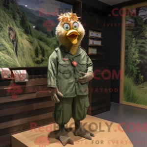 Forest Green Chicken maskot...