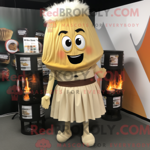 Tan Scented Candle mascot...