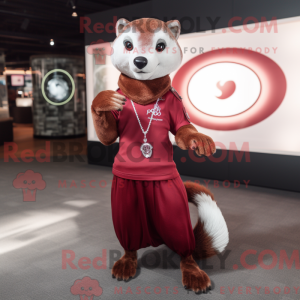 Máscara Maroon Weasel com...