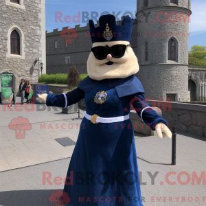 Navy Irish Castle maskot...