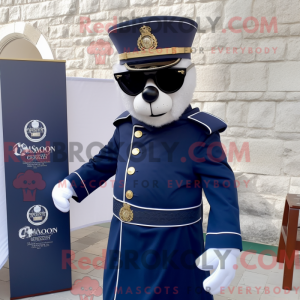 Navy Irish Castle maskot...
