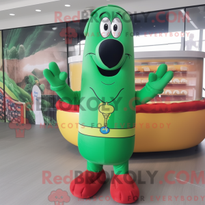 Postava maskota Green Hot...