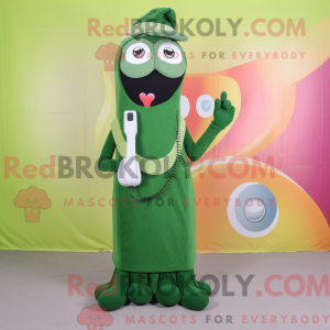 Forest Green Phone maskot...