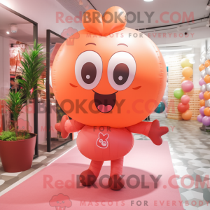 Peach Heart Shaped Balloons...