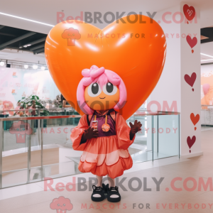 Peach Heart Shaped Balloons...
