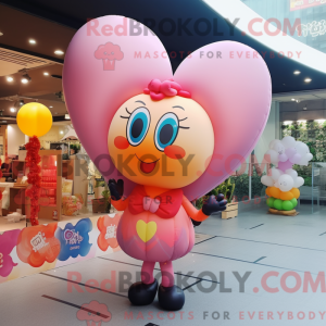 Peach Heart Shaped Balloons...
