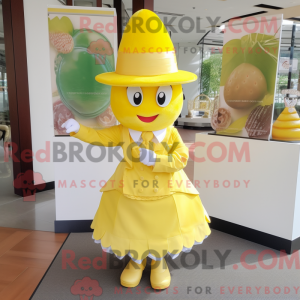 Citrongul chokolade maskot...
