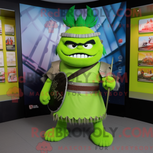 Limegrønn...